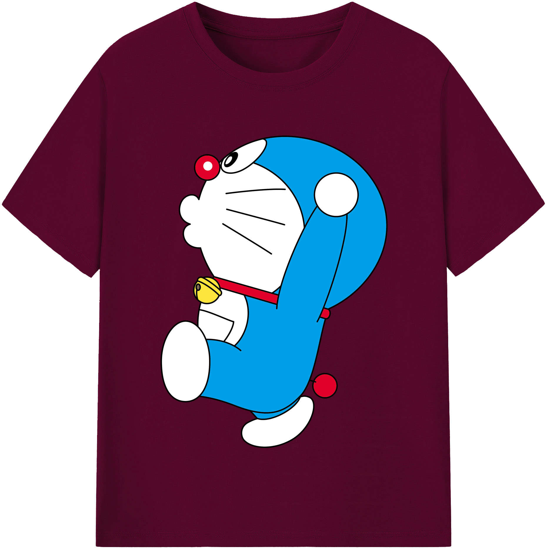 （画像用） ドラえもん Doraemon レディースカジュアルプリントTシャツ（綿100％）